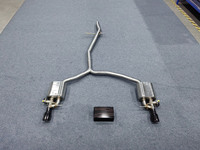 Système d'échappement Catback Audi A6/A7 3.0T 2012-2023 en acier inoxydable SS304 soudé TIG 1,5 mm, valve à vide sportive pour performance accrue