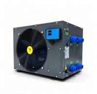 Refroidisseur d'eau commercial à onduleur en titane avec chauffage et refroidissement, fonctionnement automatique 1000W-4000W pour aquarium, bassin de fruits de mer et aquaculture