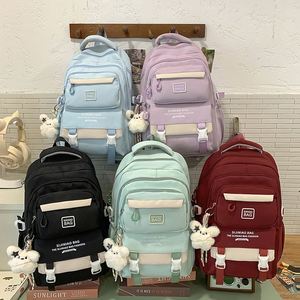 Factory Wholesale Student Backpacks Teenagers School <b>Bag</b> Mochilas Large Capacity Middle Students <b>Bags</b> Girls - Product Image 1