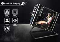 Plataforma de Movimiento con Rotación de 720 Grados, Simulador de Vuelo VR, Máquina de Arcade