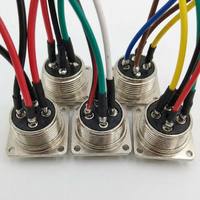 Connecteur d'aviation étanche GX12 GX16 GX20 2-10 broches mâle à filetage, boîtier métallique IP67 pour capteur LED étanche IP67