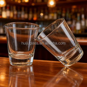 Personalizzare Personalizzare Bicchieri di Vetro con Logo 1.5oz 50ml Shot Glass Logo personalizzato Vodka spirito tazza di vetro - Product Image 1