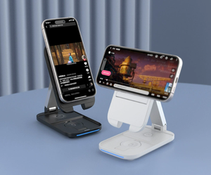 Nuevo Soporte de Carga Inalámbrico Magnético Plegable 2026, Cargador Inalámbrico <span class=keywords><strong>3</strong></span> en 1 de 15W para la <span class=keywords><strong>Serie</strong></span> de Teléfonos - Product Image 6