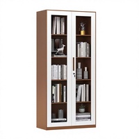 Armoire de classement en acier réglable et verrouillable, design contemporain, grande capacité, pour bureau à domicile et chambre