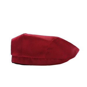 White Beret Work Hat Breathable Monochrome Adult Uniform Cap For Chefs Bakers Hotel Staff Flight Attendants - Product Image 3