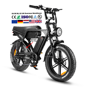 Bicicleta Eléctrica de Montaña con Llantas Gruesas para Adultos y Jóvenes V8 PRO Ruedas de 20 Pulgadas Frenos de Disco Mecánicos 7 Niveles de Velocidad - Product Image 5