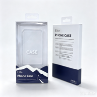 Boîte d'emballage de vente au détail en carton portable avec trou de suspension pour étuis de téléphone portable pour 18 Pro Max