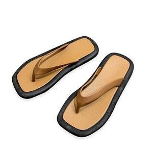Sandalias de Plataforma de Verano, Transpirables, Antideslizantes, Suaves, con Punta Abierta, Estilo Coreano, Planas, para la Playa, para Mujer - Product Image 1