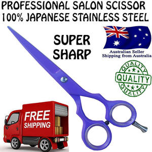 Ciseaux à cheveux professionnels 6 pouces en acier inoxydable, lame tranchante, outils de salon de beauté, poignée chromée de taille moyenne - Product Image 4