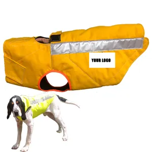 Высококачественный жилет для вырезания свиных собак для охоты на собак в флуоресцентном желтом цвете, распродажа