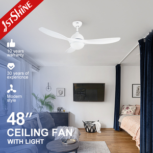Ventilador de Techo 1stshine Moderno con Motor de CC de Alta Calidad, Decorativo, Blanco, con Control Inteligente y Luces - Product Image 2