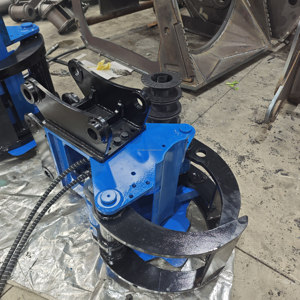 Cisaille à bois forestier HUAJU pour excavatrice <span class=keywords><strong>de</strong></span> 1 à 30 tonnes avec moteur, en stock - Product Image 5