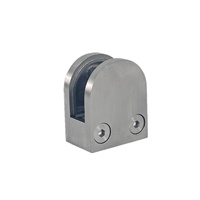 Pince en verre sans cadre pince en acier inoxydable pince en verre plat support support fenêtre balustrade matériel d'escalier