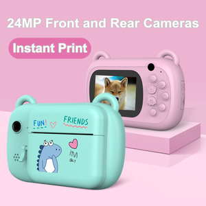 귀여운 A7B 2.4인치 HD 화면 미니 감열식 포토 프린터 (어린이용, 즉석 인화, 1300mAh 배터리, 1년 보증, 재고 있음) - Product Image 3