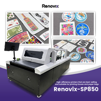 Machine d'impression numérique pour sacs de courses Renovix, encre à base d'eau couleur CMYK pour sacs non tissés, sacs en lin, imprimante monocouche