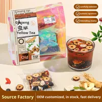Tisane aux huit trésors de Ginseng, Cordyceps et Polygonatum – Ingrédients naturels pour nourrir le Qi – Santé des quatre saisons – Maca