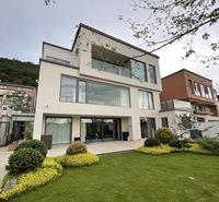 Fenêtre à battant en aluminium à triple vitrage, haute efficacité énergétique, conforme aux normes américaines et canadiennes, pour maison moderne