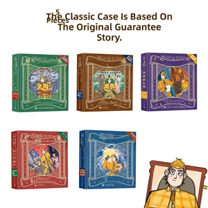 Autentico Libro Pop-Up di <span class=keywords><strong>Sherlock</strong></span> <span class=keywords><strong>Holmes</strong></span>: Cinque Grandi Misteri, Avventura Immersiva con Puzzle e Meccanismi, Libro 3D Stile Teatro - Product Image 1