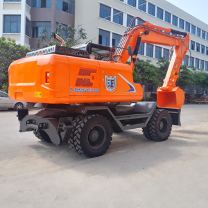 Excavatrice sur roues de 13,5 tonnes Lonking CDM6150W, excavatrice hydraulique de taille moyenne, prix. Convient pour la construction et les mines. - Product Image 1