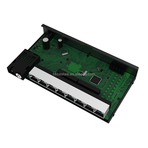 Convertidor de Medios de Fibra Óptica de 100 Mbps, Precio de Fabricante, SMF, Fibra Única, SC 8RJ45 - Product Image 2