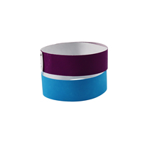 Bracelet en papier étanche avec logo personnalisé, puce 1K pour utilisation hôtelière, carte de membre, paiement, interface de communication RFID NFC 13,56 MHz