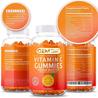 Gummies à la vitamine C Herborigen OEM Private Label - 250 MG 60 Gummies Stimulant immunitaire avec zinc et échinacée pour adultes