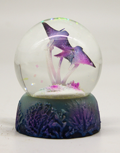 Resina personalizzata 65/80/100mm Snowball Craft souvenir Snow Globe per natale o decorazioni per la casa - Product Image 3