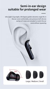 AGETUNR nuevos auriculares S48A TWS ENC + ANC auriculares inalámbricos <span class=keywords><strong>manos</strong></span> <span class=keywords><strong>libres</strong></span> activar Control de voz Dual Mic Gaming In Ear V5.3 auriculares - Product Image 3