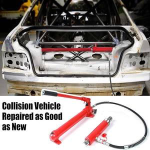 Juego de gato de herramienta de reparación de automóviles portátil multifunción, <span class=keywords><strong>Kit</strong></span> de reparación de marco de carrocería hidráulica de caja roja para reparación de carrocería y Ram - Product Image 3