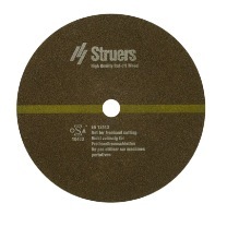 Disque de découpe Struers 150 mm, largeur de coupe 3/8 po, diamant de qualité moyenne, dureté K, disque lié pour le meulage - Product Image 2