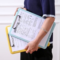 Portapapeles de Enfermería Ecológico de Plástico, Plegable, para Documentos A4, Caja de Almacenamiento de Archivos, Portapapeles con Espacio de Almacenamiento