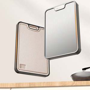 Planche à découper en titane pur de haute qualité, double face, planche à découper en titane double face, paille de blé, résistante aux rayures - Product Image 2