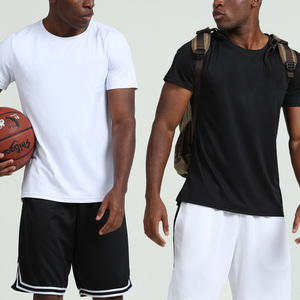 T-shirt Sportive Personalizzate da <span class=keywords><strong>Uomo</strong></span> in Vari Colori, <span class=keywords><strong>Abbigliamento</strong></span> Fitness Semplice e Versatile - Product Image 3