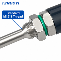 Thermocouple PT100 avec gaine en acier inoxydable, plage 0-400°C, étanche IP65, résistant aux hautes températures, industriel, OEM ODM