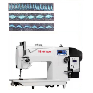 จักรเย็บผ้าอุตสาหกรรม MYSEW MRS20U-A2 แบบเข็มคู่ ความเร็วสูง ขับเคลื่อนด้วยระบบคอมพิวเตอร์ สำหรับงานเย็บซิกแซก เหมาะสำหรับโรงงานผลิตเสื้อผ้า - Product Image 3