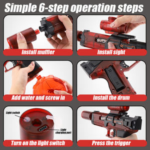 Pool partys Cool Light Wasser pistole Spielzeug Custom Kids Electric Powerful Wasser pistolen zum Verkauf - Product Image 5