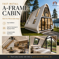 Maisonnette modulaire préfabriquée de luxe de haute qualité, maison mobile pour projets hôteliers et Airbnb