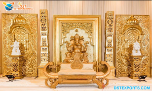 Escenario de recepción con temática de Boda Judía, escenario de boda con temática árabe, elegante, blanco - Product Image 3