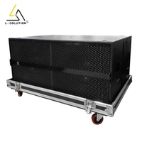 Subwoofer Activo Doble de 18 Pulgadas, 10400W, 9006A con Hdl30, Gran Potencia, Amplificador de Bajos V218LAT para Eventos al Aire Libre, Sistema de Sonido Line Array para DJ