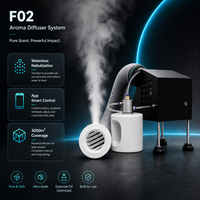 Diffuseur d'huiles essentielles sans eau LUXAROMES F02, diffuseur d'arômes intelligent à air froid de luxe pour la maison, 500 ml, systèmes de nébulisation, villa de luxe, spa