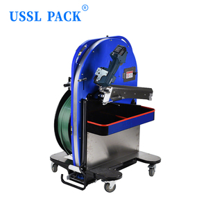 VC001 Chariot d'alimentation à roues pour bande PET, équipement auxiliaire portable pour entrepôt logistique, machine de cerclage mobile à enfilage automatique - Product Image 3