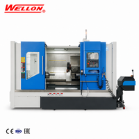 Centro de Torneado CNC de Cama Inclinada TCK4563 de Alta Velocidad y Precisión con Sistema GSK para Mecanizado de Piezas de Eje y Disco, Giro de 580mm, Uso Pesado