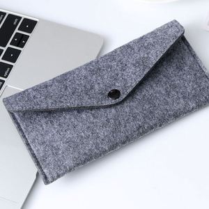 Cheap Felt Purse Wallet Storage Bag Colorful Cash Card Holder <b>Glasses</b> Mobile Phone <b>Case</b> <b>for</b> Women - Product Image 2