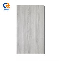 Carreaux d'intérieur modernes en imitation porcelaine bois massif 600x1200mm 9mm Mat Antibactérien Résistant aux acides Revêtement de sol extérieur pour villa