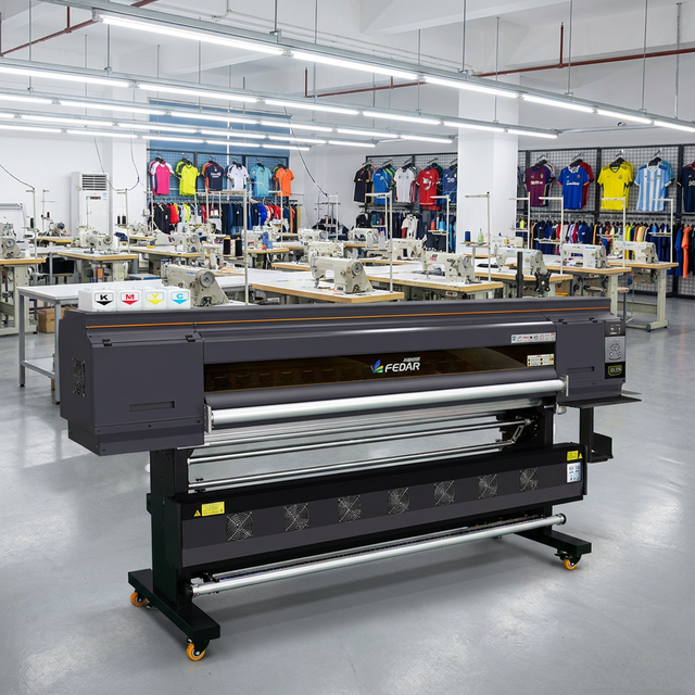 Sportswear Printer 1900mm Inkjet Printer Textile Sublimation Printing 4 Head I3200 Automatic Dye Sublimation