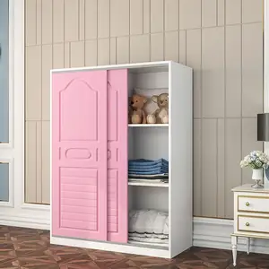 Wood bedroom baby children abs wood wardrobe storage cabinets