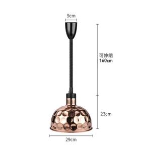 High Quality Stainless Steel Kitchen Lighting Ceiling <b>Pendants</b> Electric Retractable Buffet Food Heating <b>Lights</b> - Product Image 3