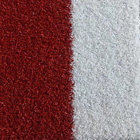 Meisen High Density Weiß Blau Schwarz Farbe Künstliches lockiges Gras 7mm 8mm 10 mm13mm Dichte Teppiche Teppich Sport boden Rasen
