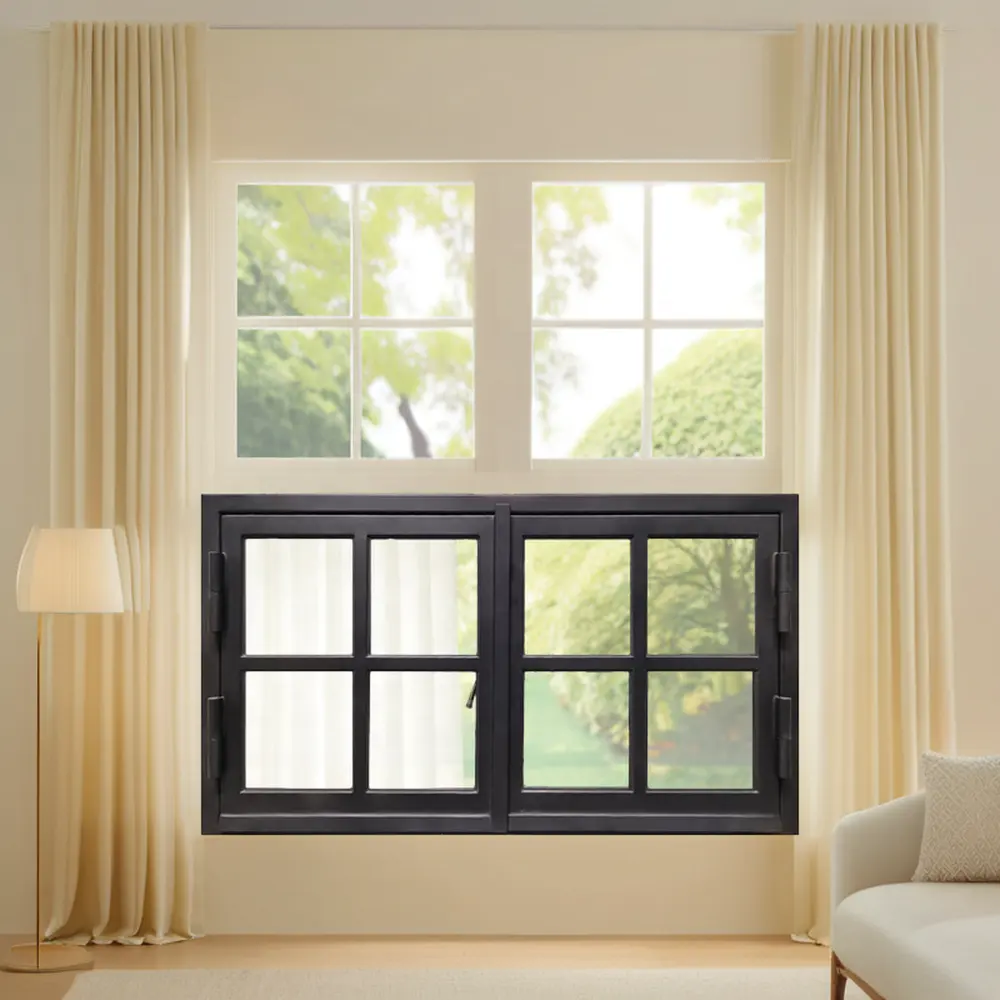 Hot Bán Thiết Kế Mới Chuyên Nghiệp Đôi Kính Cửa Sổ Pháp Triple-Glazed Nghiêng Và Lần Lượt Cửa Sổ Nhà Cho Florida Phê Duyệt