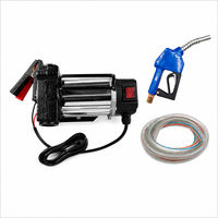 Pompe de transfert de carburant diesel 300W 50L/min 12V/24V DC à basse pression avec raccord rapide et câble de 2m pour engins de génie civil OEM
